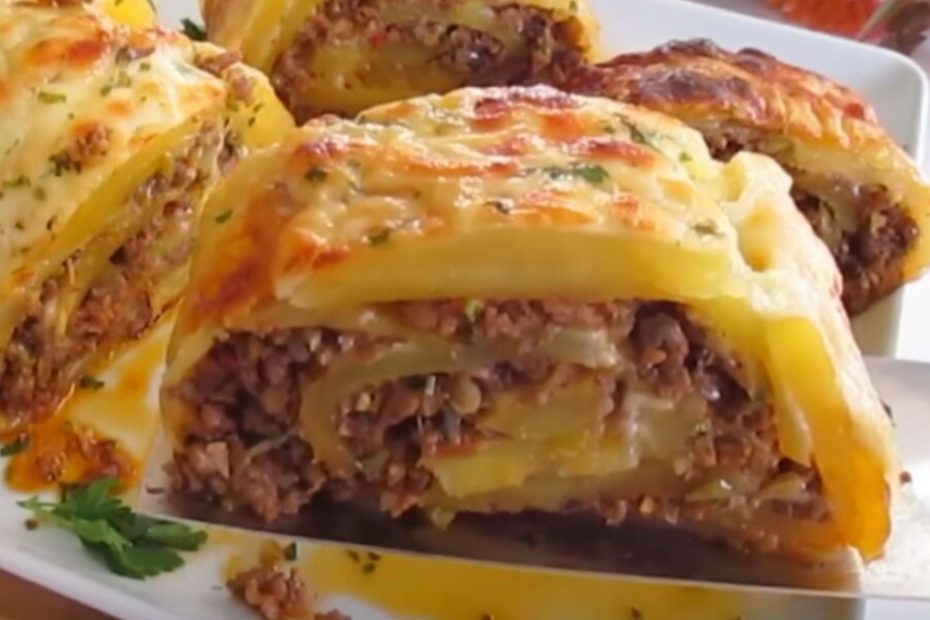 rocambole de carne moida